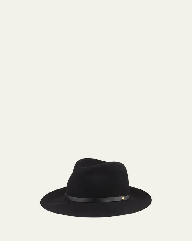 Floppy Brim Wool Fedora Hat